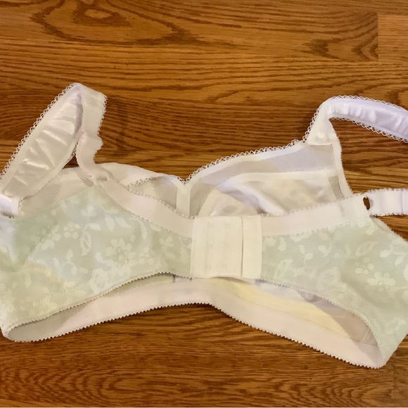 Bra Playtex 18 hour White Padded Shoulders 36C Vintage #M1 - Picture 5 of 6